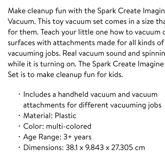 Spark Create Imagine Play Stick Vacuum dyson - Picture 7 of 7